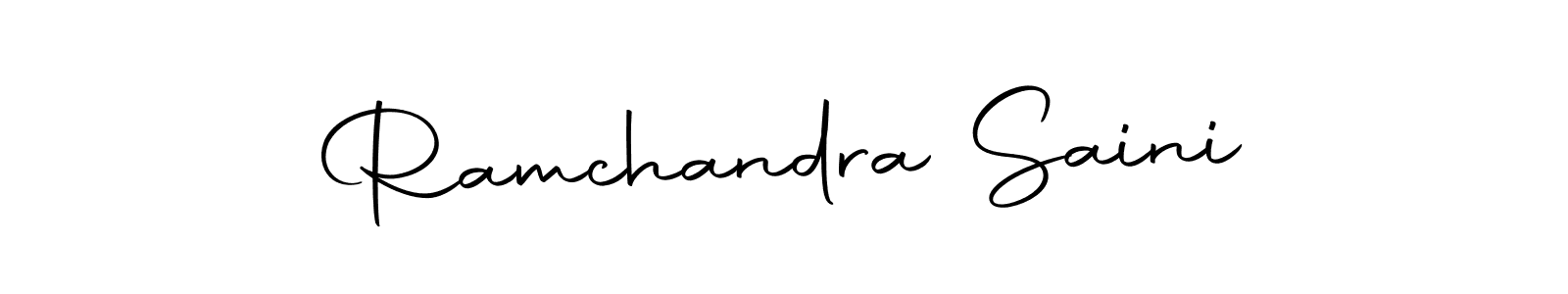 Design your own signature with our free online signature maker. With this signature software, you can create a handwritten (Autography-DOLnW) signature for name Ramchandra Saini. Ramchandra Saini signature style 10 images and pictures png