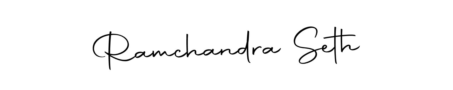 How to make Ramchandra Seth name signature. Use Autography-DOLnW style for creating short signs online. This is the latest handwritten sign. Ramchandra Seth signature style 10 images and pictures png
