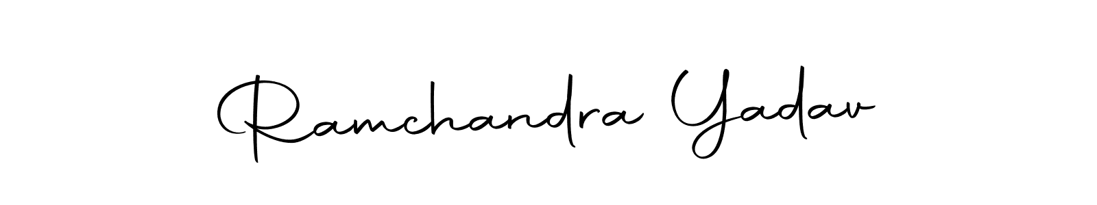 Create a beautiful signature design for name Ramchandra Yadav. With this signature (Autography-DOLnW) fonts, you can make a handwritten signature for free. Ramchandra Yadav signature style 10 images and pictures png