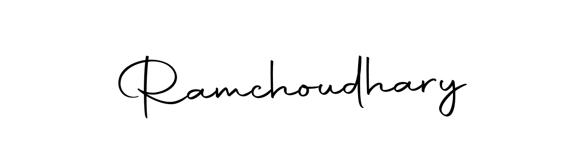 The best way (Autography-DOLnW) to make a short signature is to pick only two or three words in your name. The name Ramchoudhary include a total of six letters. For converting this name. Ramchoudhary signature style 10 images and pictures png