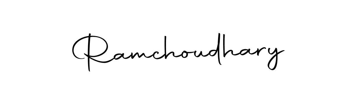 The best way (Autography-DOLnW) to make a short signature is to pick only two or three words in your name. The name Ramchoudhary include a total of six letters. For converting this name. Ramchoudhary signature style 10 images and pictures png