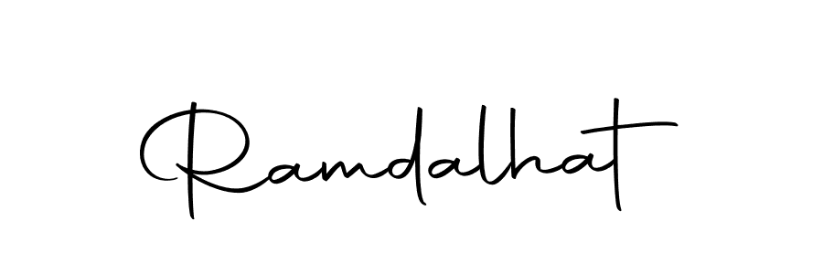 How to make Ramdalhat name signature. Use Autography-DOLnW style for creating short signs online. This is the latest handwritten sign. Ramdalhat signature style 10 images and pictures png