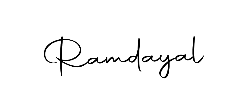 Create a beautiful signature design for name Ramdayal. With this signature (Autography-DOLnW) fonts, you can make a handwritten signature for free. Ramdayal signature style 10 images and pictures png