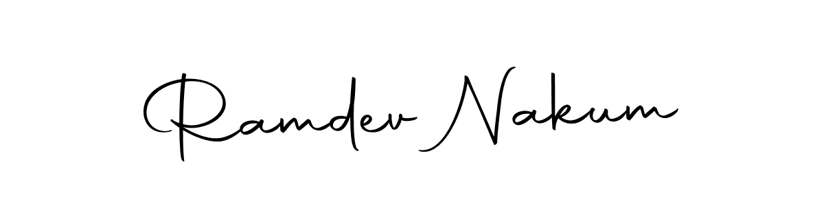 How to make Ramdev Nakum signature? Autography-DOLnW is a professional autograph style. Create handwritten signature for Ramdev Nakum name. Ramdev Nakum signature style 10 images and pictures png