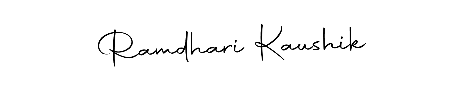 How to Draw Ramdhari Kaushik signature style? Autography-DOLnW is a latest design signature styles for name Ramdhari Kaushik. Ramdhari Kaushik signature style 10 images and pictures png
