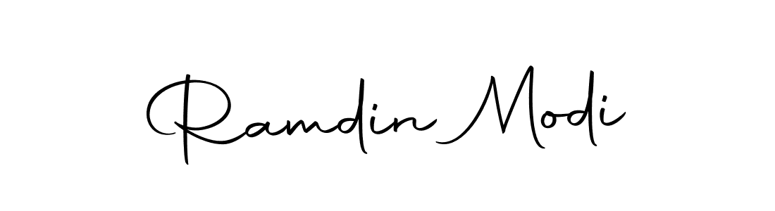 Make a beautiful signature design for name Ramdin Modi. With this signature (Autography-DOLnW) style, you can create a handwritten signature for free. Ramdin Modi signature style 10 images and pictures png