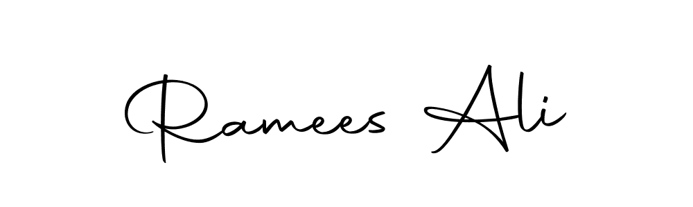 Create a beautiful signature design for name Ramees Ali. With this signature (Autography-DOLnW) fonts, you can make a handwritten signature for free. Ramees Ali signature style 10 images and pictures png