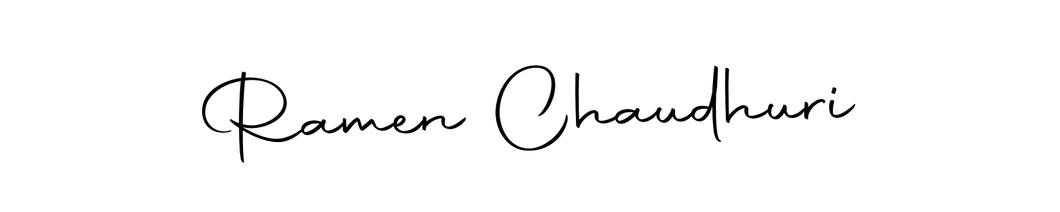 Make a beautiful signature design for name Ramen Chaudhuri. Use this online signature maker to create a handwritten signature for free. Ramen Chaudhuri signature style 10 images and pictures png