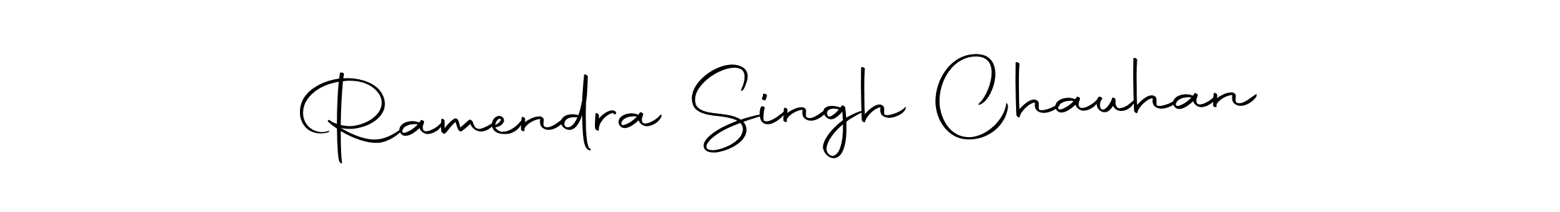You can use this online signature creator to create a handwritten signature for the name Ramendra Singh Chauhan. This is the best online autograph maker. Ramendra Singh Chauhan signature style 10 images and pictures png