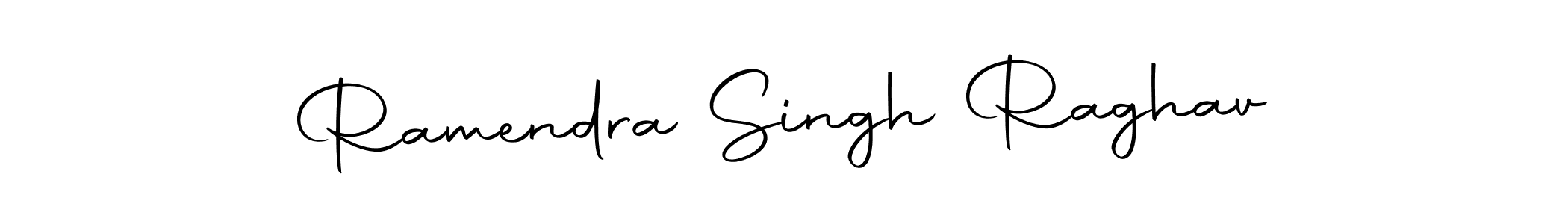 Autography-DOLnW is a professional signature style that is perfect for those who want to add a touch of class to their signature. It is also a great choice for those who want to make their signature more unique. Get Ramendra Singh Raghav name to fancy signature for free. Ramendra Singh Raghav signature style 10 images and pictures png