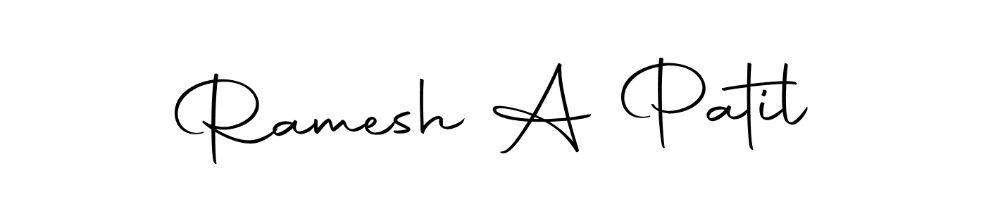 Make a beautiful signature design for name Ramesh A Patil. Use this online signature maker to create a handwritten signature for free. Ramesh A Patil signature style 10 images and pictures png
