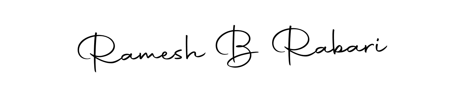 Also we have Ramesh B Rabari name is the best signature style. Create professional handwritten signature collection using Autography-DOLnW autograph style. Ramesh B Rabari signature style 10 images and pictures png