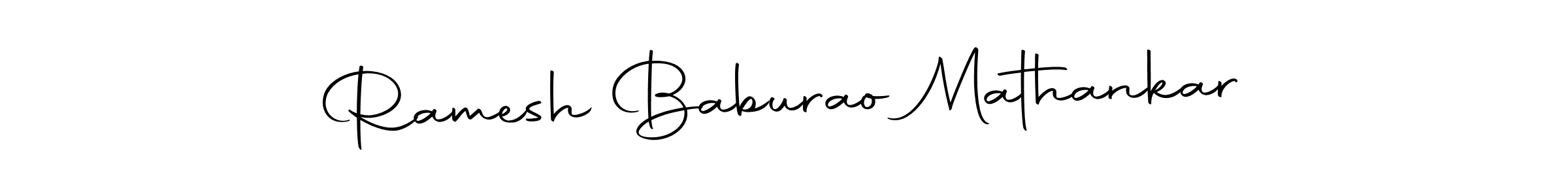 Use a signature maker to create a handwritten signature online. With this signature software, you can design (Autography-DOLnW) your own signature for name Ramesh Baburao Mathankar. Ramesh Baburao Mathankar signature style 10 images and pictures png