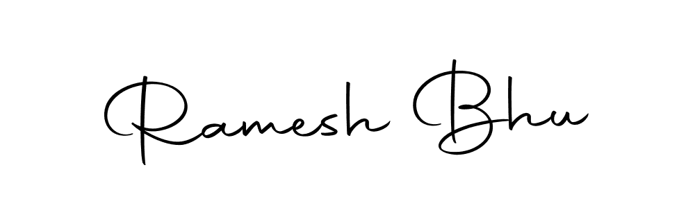 How to make Ramesh Bhu signature? Autography-DOLnW is a professional autograph style. Create handwritten signature for Ramesh Bhu name. Ramesh Bhu signature style 10 images and pictures png