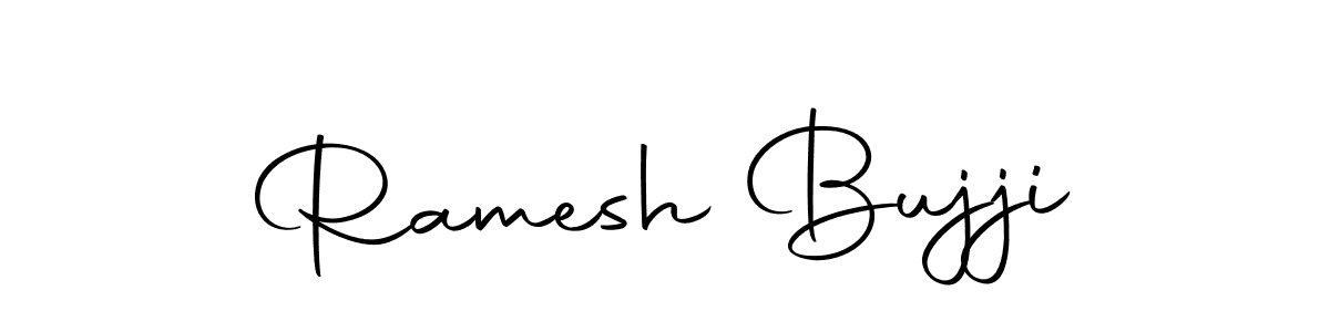 The best way (Autography-DOLnW) to make a short signature is to pick only two or three words in your name. The name Ramesh Bujji include a total of six letters. For converting this name. Ramesh Bujji signature style 10 images and pictures png