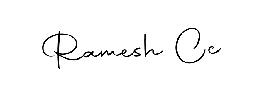 How to make Ramesh Cc signature? Autography-DOLnW is a professional autograph style. Create handwritten signature for Ramesh Cc name. Ramesh Cc signature style 10 images and pictures png