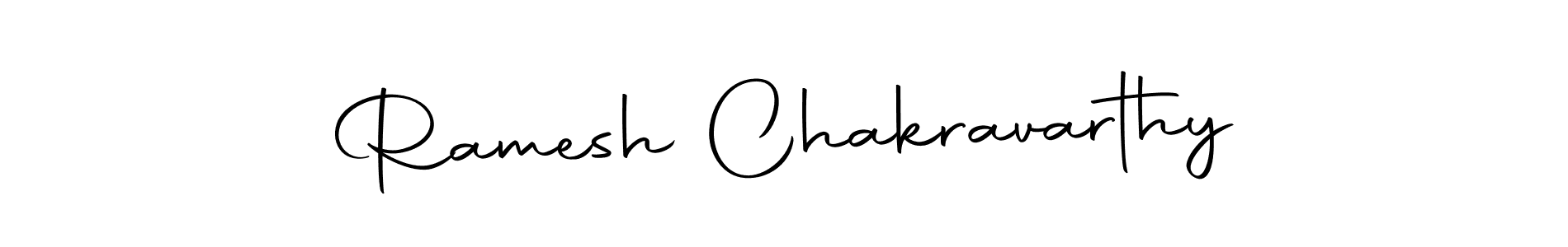 Design your own signature with our free online signature maker. With this signature software, you can create a handwritten (Autography-DOLnW) signature for name Ramesh Chakravarthy. Ramesh Chakravarthy signature style 10 images and pictures png