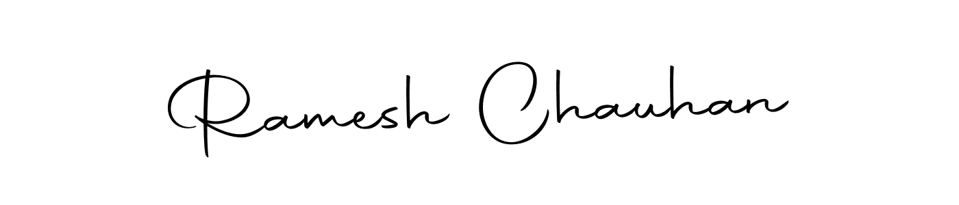 Create a beautiful signature design for name Ramesh Chauhan. With this signature (Autography-DOLnW) fonts, you can make a handwritten signature for free. Ramesh Chauhan signature style 10 images and pictures png