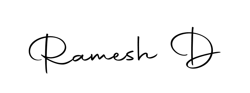 You can use this online signature creator to create a handwritten signature for the name Ramesh D. This is the best online autograph maker. Ramesh D signature style 10 images and pictures png