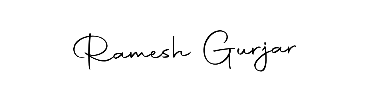 Use a signature maker to create a handwritten signature online. With this signature software, you can design (Autography-DOLnW) your own signature for name Ramesh Gurjar. Ramesh Gurjar signature style 10 images and pictures png