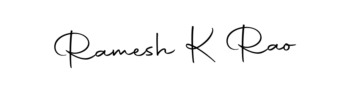 You should practise on your own different ways (Autography-DOLnW) to write your name (Ramesh K Rao) in signature. don't let someone else do it for you. Ramesh K Rao signature style 10 images and pictures png