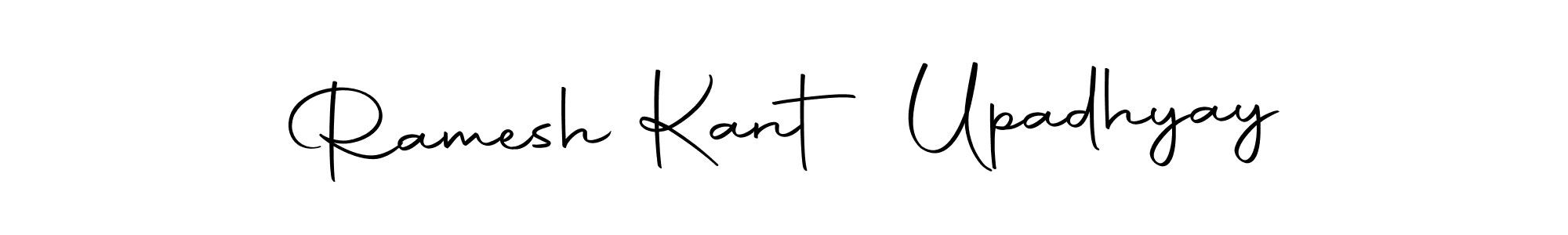 Create a beautiful signature design for name Ramesh Kant Upadhyay. With this signature (Autography-DOLnW) fonts, you can make a handwritten signature for free. Ramesh Kant Upadhyay signature style 10 images and pictures png