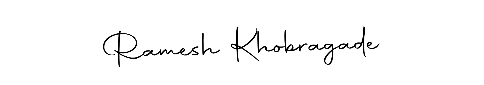 Make a beautiful signature design for name Ramesh Khobragade. With this signature (Autography-DOLnW) style, you can create a handwritten signature for free. Ramesh Khobragade signature style 10 images and pictures png