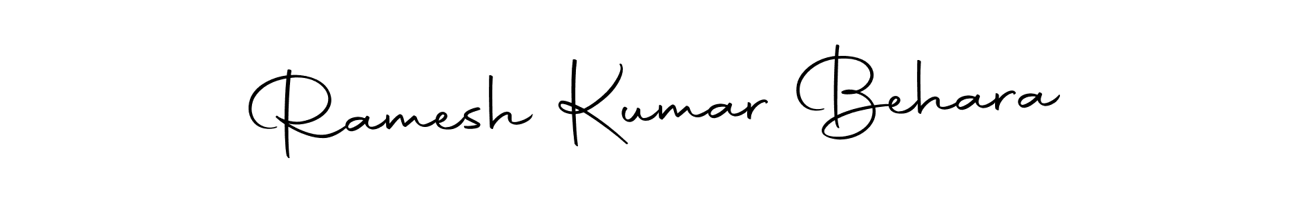 Create a beautiful signature design for name Ramesh Kumar Behara. With this signature (Autography-DOLnW) fonts, you can make a handwritten signature for free. Ramesh Kumar Behara signature style 10 images and pictures png