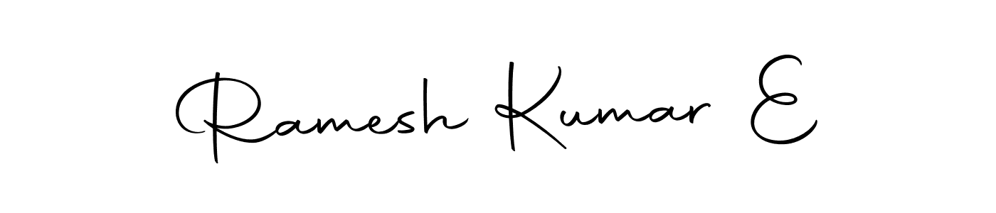 You should practise on your own different ways (Autography-DOLnW) to write your name (Ramesh Kumar E) in signature. don't let someone else do it for you. Ramesh Kumar E signature style 10 images and pictures png