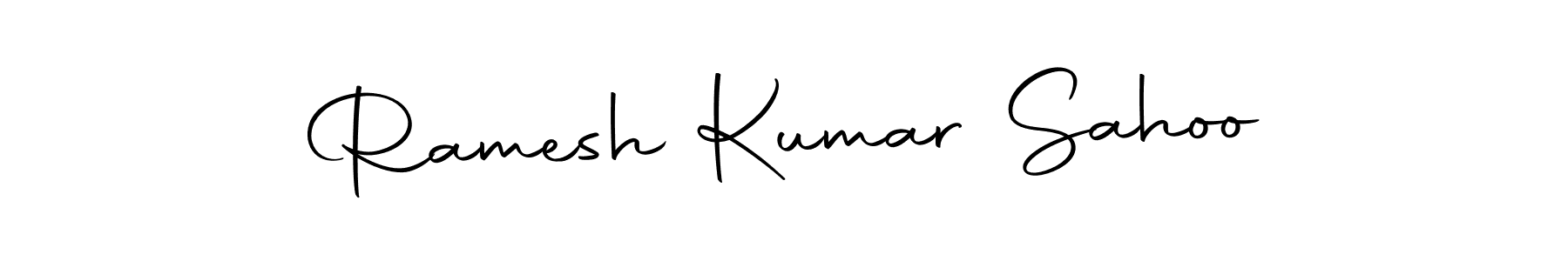 How to make Ramesh Kumar Sahoo name signature. Use Autography-DOLnW style for creating short signs online. This is the latest handwritten sign. Ramesh Kumar Sahoo signature style 10 images and pictures png