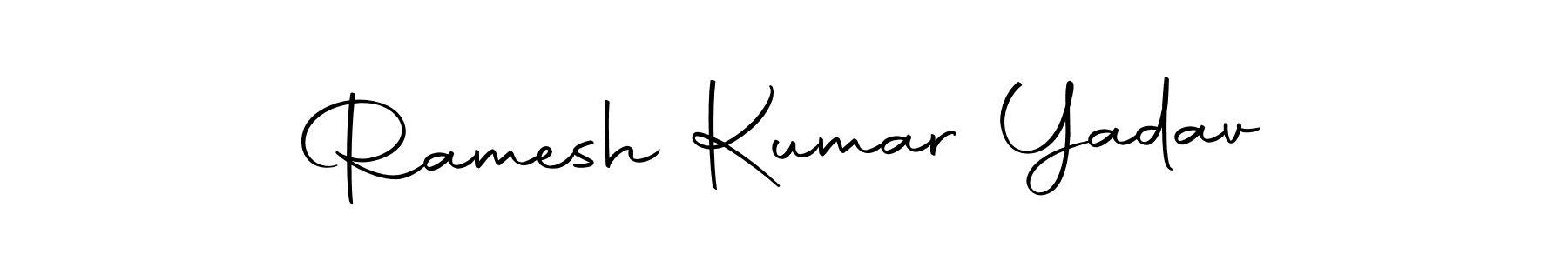 Use a signature maker to create a handwritten signature online. With this signature software, you can design (Autography-DOLnW) your own signature for name Ramesh Kumar Yadav. Ramesh Kumar Yadav signature style 10 images and pictures png