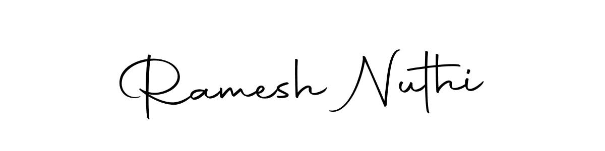 How to make Ramesh Nuthi signature? Autography-DOLnW is a professional autograph style. Create handwritten signature for Ramesh Nuthi name. Ramesh Nuthi signature style 10 images and pictures png