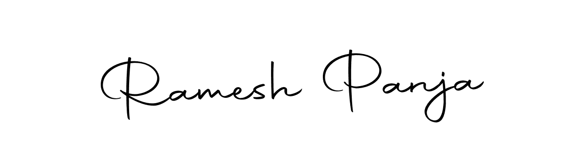 Design your own signature with our free online signature maker. With this signature software, you can create a handwritten (Autography-DOLnW) signature for name Ramesh Panja. Ramesh Panja signature style 10 images and pictures png