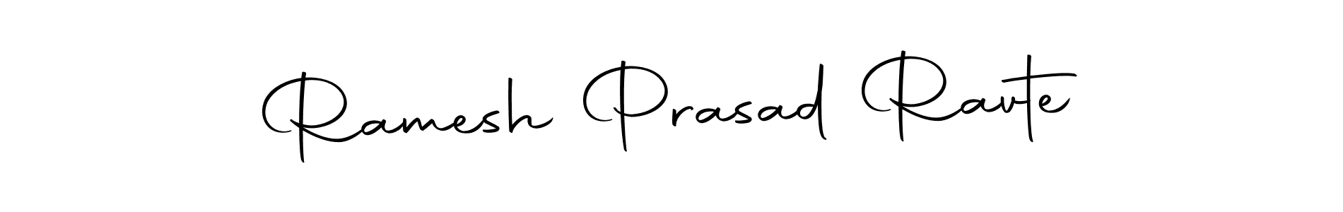 How to make Ramesh Prasad Ravte name signature. Use Autography-DOLnW style for creating short signs online. This is the latest handwritten sign. Ramesh Prasad Ravte signature style 10 images and pictures png