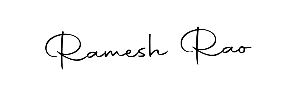 Ramesh Rao stylish signature style. Best Handwritten Sign (Autography-DOLnW) for my name. Handwritten Signature Collection Ideas for my name Ramesh Rao. Ramesh Rao signature style 10 images and pictures png