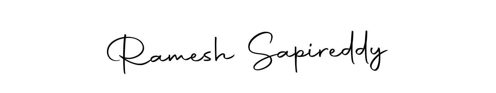 Design your own signature with our free online signature maker. With this signature software, you can create a handwritten (Autography-DOLnW) signature for name Ramesh Sapireddy. Ramesh Sapireddy signature style 10 images and pictures png