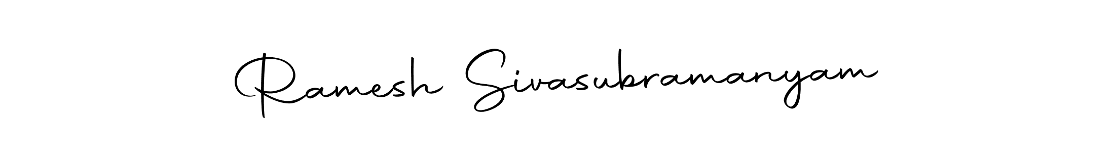 Create a beautiful signature design for name Ramesh Sivasubramanyam. With this signature (Autography-DOLnW) fonts, you can make a handwritten signature for free. Ramesh Sivasubramanyam signature style 10 images and pictures png