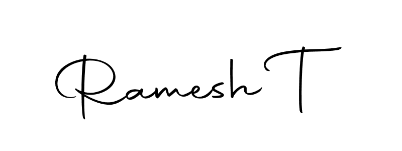 How to make Ramesh T signature? Autography-DOLnW is a professional autograph style. Create handwritten signature for Ramesh T name. Ramesh T signature style 10 images and pictures png