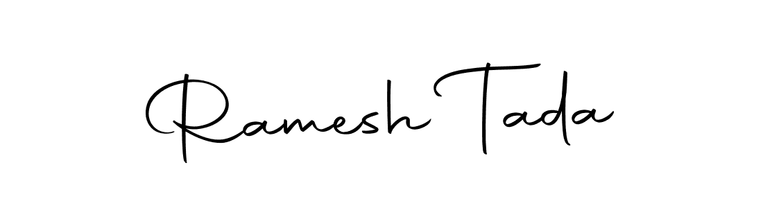 Design your own signature with our free online signature maker. With this signature software, you can create a handwritten (Autography-DOLnW) signature for name Ramesh Tada. Ramesh Tada signature style 10 images and pictures png