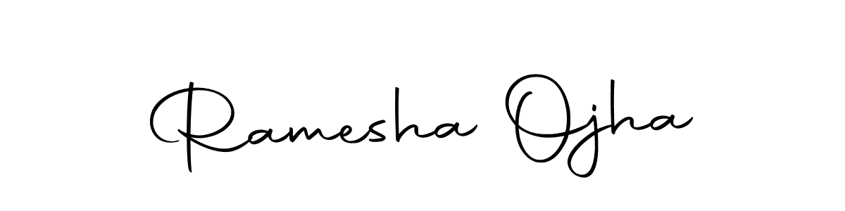 Here are the top 10 professional signature styles for the name Ramesha Ojha. These are the best autograph styles you can use for your name. Ramesha Ojha signature style 10 images and pictures png