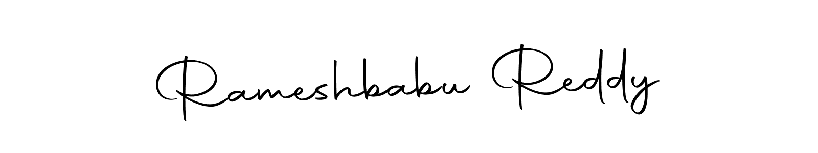 Use a signature maker to create a handwritten signature online. With this signature software, you can design (Autography-DOLnW) your own signature for name Rameshbabu Reddy. Rameshbabu Reddy signature style 10 images and pictures png