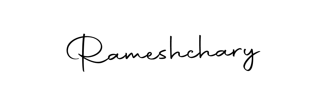 Use a signature maker to create a handwritten signature online. With this signature software, you can design (Autography-DOLnW) your own signature for name Rameshchary. Rameshchary signature style 10 images and pictures png