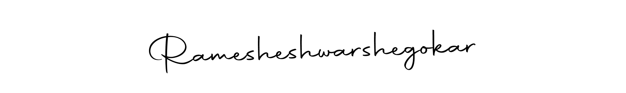 Similarly Autography-DOLnW is the best handwritten signature design. Signature creator online .You can use it as an online autograph creator for name Ramesheshwarshegokar. Ramesheshwarshegokar signature style 10 images and pictures png