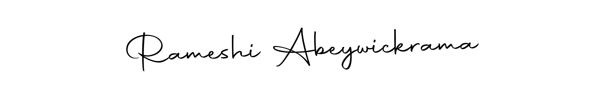 Here are the top 10 professional signature styles for the name Rameshi Abeywickrama. These are the best autograph styles you can use for your name. Rameshi Abeywickrama signature style 10 images and pictures png
