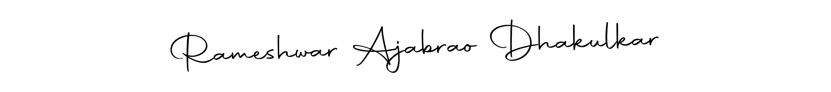 Here are the top 10 professional signature styles for the name Rameshwar Ajabrao Dhakulkar. These are the best autograph styles you can use for your name. Rameshwar Ajabrao Dhakulkar signature style 10 images and pictures png