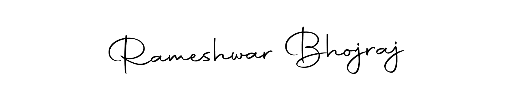 Design your own signature with our free online signature maker. With this signature software, you can create a handwritten (Autography-DOLnW) signature for name Rameshwar Bhojraj. Rameshwar Bhojraj signature style 10 images and pictures png