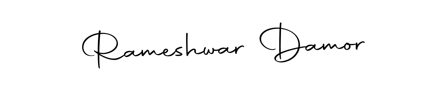 This is the best signature style for the Rameshwar Damor name. Also you like these signature font (Autography-DOLnW). Mix name signature. Rameshwar Damor signature style 10 images and pictures png