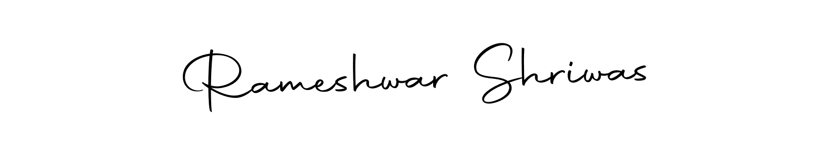 Design your own signature with our free online signature maker. With this signature software, you can create a handwritten (Autography-DOLnW) signature for name Rameshwar Shriwas. Rameshwar Shriwas signature style 10 images and pictures png