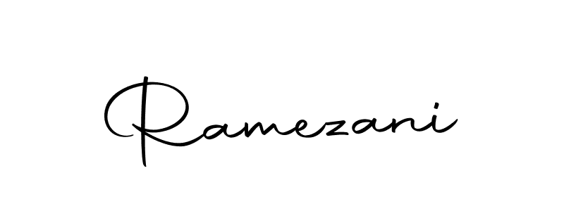 Ramezani stylish signature style. Best Handwritten Sign (Autography-DOLnW) for my name. Handwritten Signature Collection Ideas for my name Ramezani. Ramezani signature style 10 images and pictures png