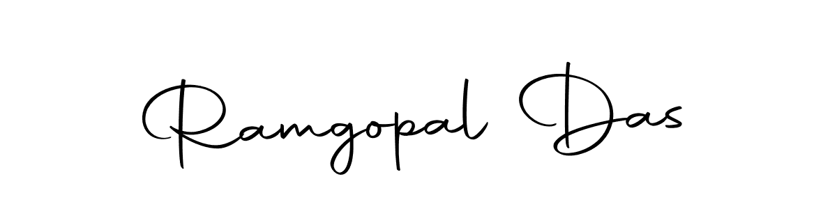 How to make Ramgopal Das name signature. Use Autography-DOLnW style for creating short signs online. This is the latest handwritten sign. Ramgopal Das signature style 10 images and pictures png